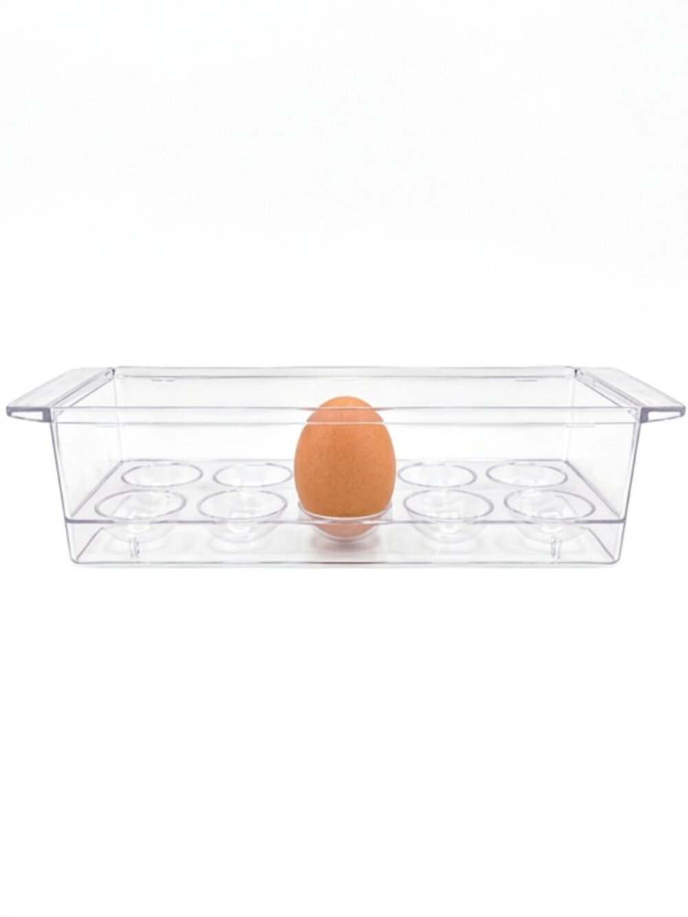 Clear Plastic Egg Holder & Storage Container
